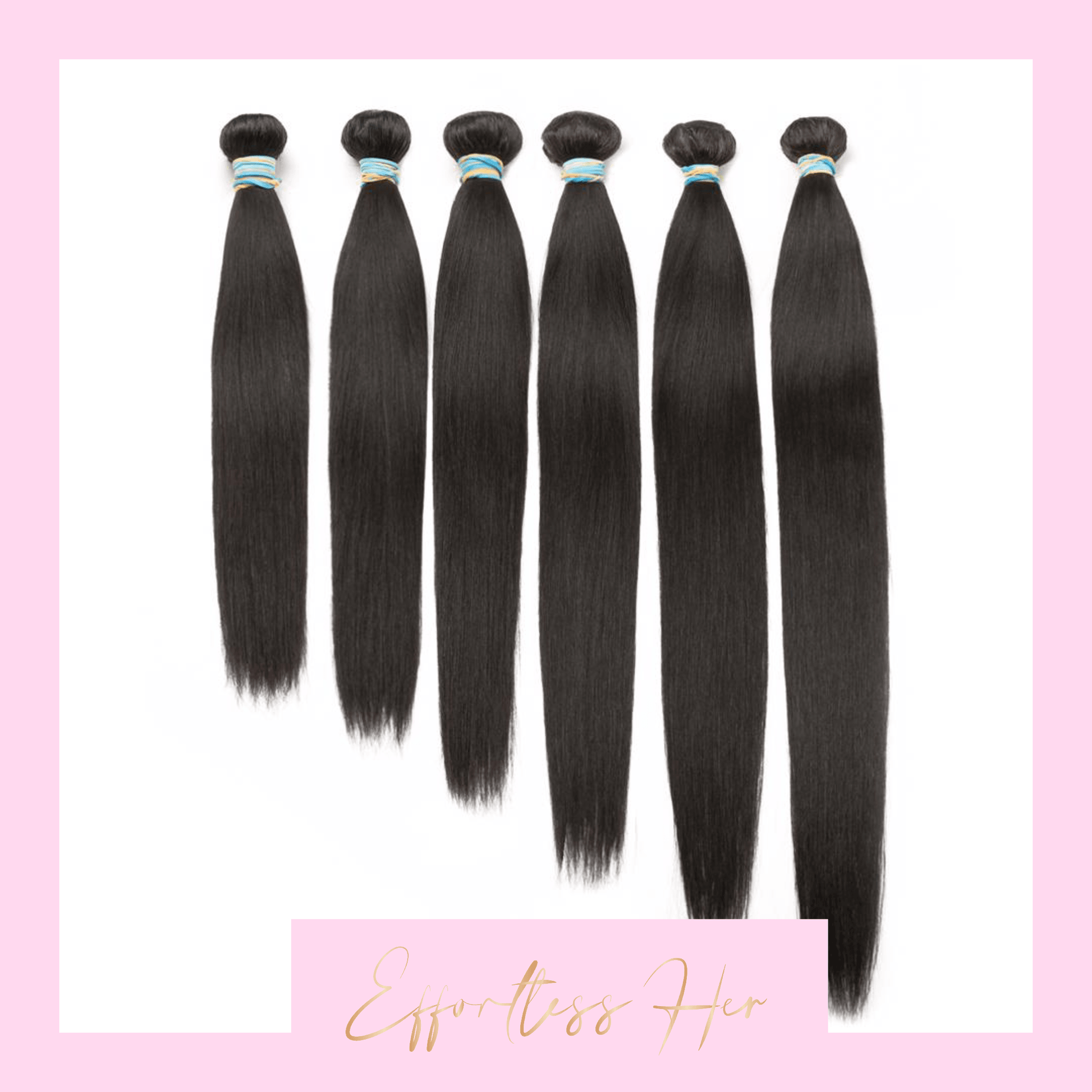 Raw, unprocessed, soft, thick, luxurious bundles. No tangling, no shedding, long lasting hair.