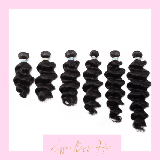 Raw, unprocessed, soft, thick, luxurious bundles. No tangling, no shedding, long lasting hair.