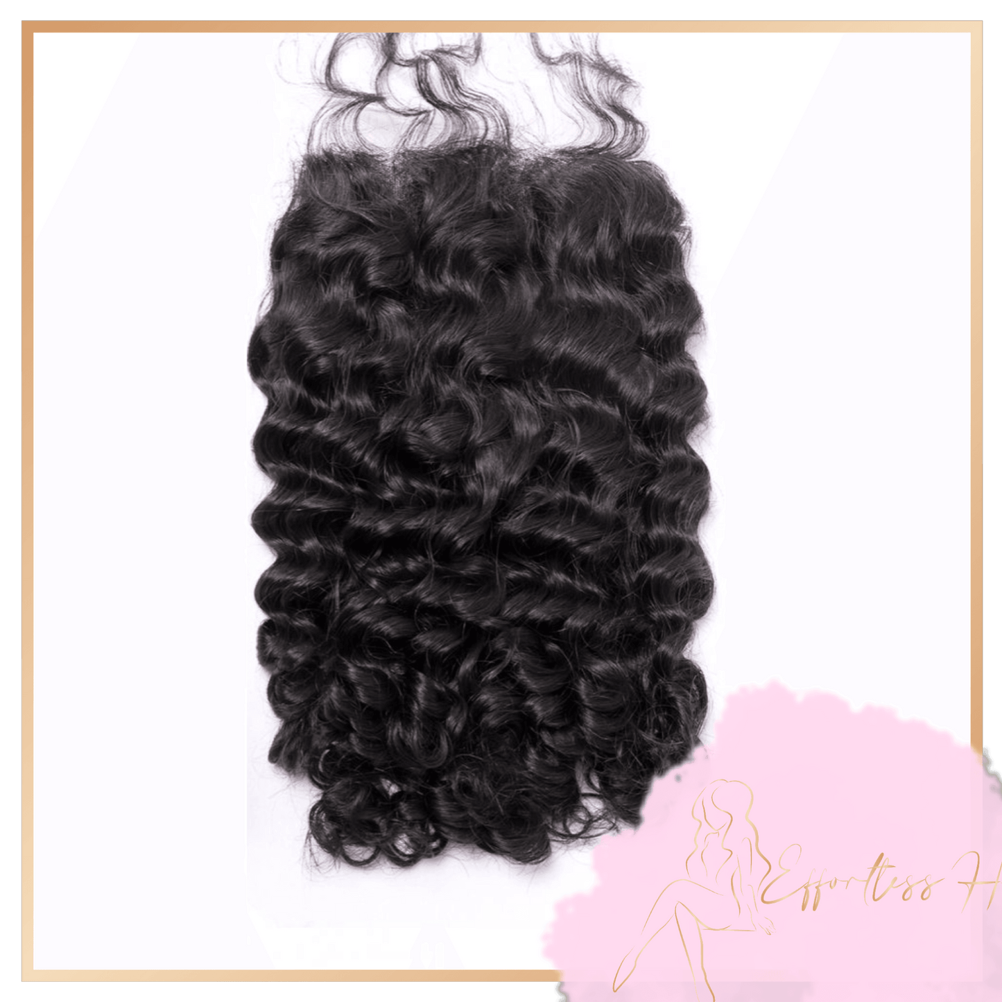 Raw Brazilian hair is perfect for colouring and styling. No tangling, no shedding, and long lasting. 5*5 lace with small knots.