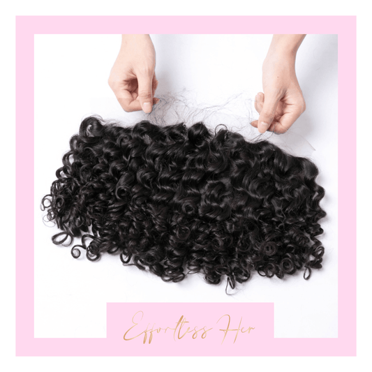 Raw Brazilian hair is perfect for colouring and styling. No tangling, no shedding, and long lasting. 13*4 lace with small knots.